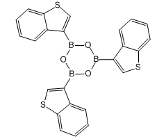 2,4,6-Tri(benzothiophen-3-yl)-1,3,5,2,4,6-trioxatriborinane, 97%|146303|28800-49-9