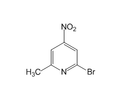2-Bromo-6-methyl-4-nitropyridine, 97%|158721|97944-46-2