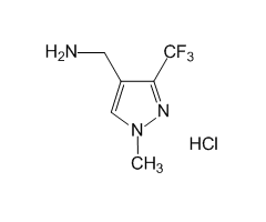 (3-(Trifluoromethyl)-1-methyl-1H-pyrazol-4-yl)methanamine hydrochloride, 97%|139537|1185292-67-4