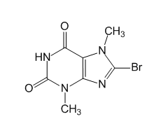 8-Bromo-3,7-dimethyl-3,7-dihydro-1H-purine-2,6-dione, 97%|105845|15371-15-0