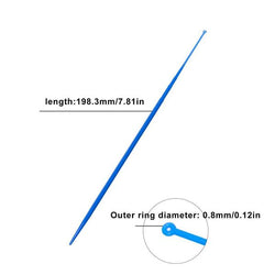 biologix 1μl blue polystyrene sterile inoculating loops.  features an ultra-smooth loop surface.  packed in a sterile zip-seal bag. 25 loops/pack, 40 packs/case|65-0001