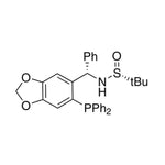 [S(R)]-N-[(S)-[6-(Diphenylphosphino)benzo[d][1,3]dioxol-5-yl]phenylmethyl]-2-methyl-2-propanesulfinamide, 95%|15-8350