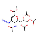 (1S,2R)-1-((2R,3R,4S)-3-Acetamido-4-azido-6-(methoxycarbonyl)-3,4-dihydro-2H-pyran-2-yl)propane-1,2,3-triyl triacetate|CS-0081277|130525-58-5