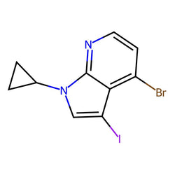 4-Bromo-1-cyclopropyl-3-iodo-1H-pyrrolo[2,3-b]pyridine, 95%|07-0276|2358751-63-8