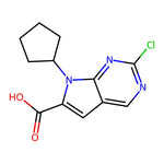2-Chloro-7-cyclopentyl-7H-pyrrolo[2,3-d]pyrimidine-6-carboxylic acid|CS-B1522|1211443-58-1