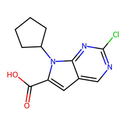 2-Chloro-7-cyclopentyl-7H-pyrrolo[2,3-d]pyrimidine-6-carboxylic acid|CS-B1522|1211443-58-1