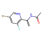 N-(1-(5-Bromo-3-fluoropyridin-2-yl)vinyl)acetamide,95%(stabilized with TBC)|CS-0367593|887143-43-3