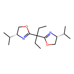 (4R,4'R)-2,2'-(Pentane-3,3-diyl)bis(4-isopropyl-4,5-dihydrooxazole)|CS-0097721|944706-09-6