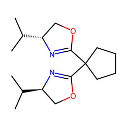 (4R,4'R)-2,2'-Cyclopentylidenebis[4,5-dihydro-4-isopropyloxazole], 97%, ee: 98%|9188731|1379452-53-5