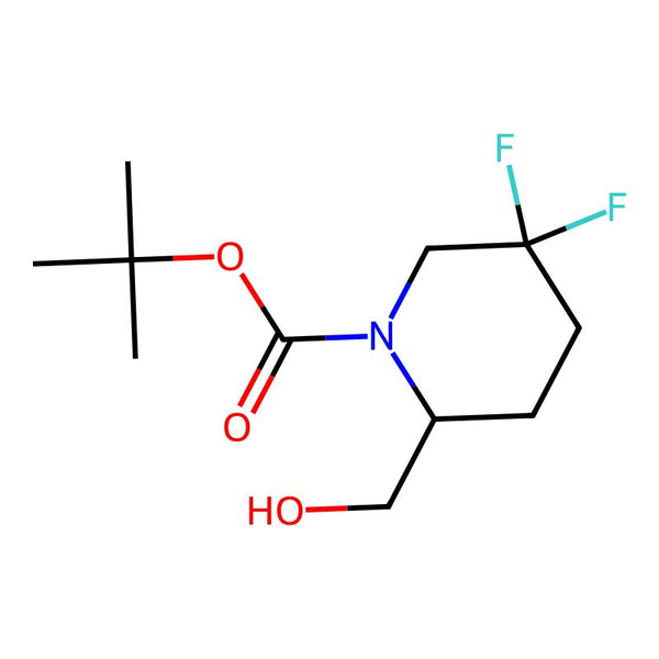 tert-Butyl 5,5-difluoro-2-(hydroxymethyl)piperidine-1-carboxylate|CS-W001710|1255666-39-7