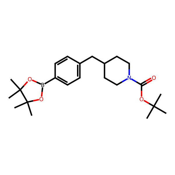 tert-Butyl 4-(4-(4,4,5,5-tetramethyl-1,3,2-dioxaborolan-2-yl)benzyl)piperidine-1-carboxylate|CS-0608965|1224449-34-6