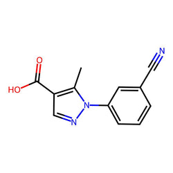1-(3-cyanophenyl)-5-methyl-1H-pyrazole-4-carboxylic acid|CS-0131528|1155575-89-5