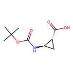rel-(1R,2R)-2-[[(1,1-Dimethylethoxy)carbonyl]amino]cyclopropanecarboxylic acid|CS-B1520|1212381-16-2