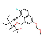 ((2-Fluoro-6-(methoxymethoxy)-8-(4,4,5,5-tetramethyl-1,3,2-dioxaborolan-2-yl)naphthalen-1-yl)ethynyl)triisopropylsilane|CS-0159787|2621932-37-2