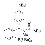 [S(R)]-N-[(S)-(4-(tert-Butyl)phenyl)[2-(di-tert-butylphosphino)phenyl]methyl]-N,2-dimethyl-2-propanesulfinamide, 95%|15-0180