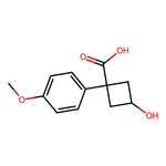 3-Hydroxy-1-(4-methoxyphenyl)cyclobutane-1-carboxylic acid|CS-0302736|1353636-86-8