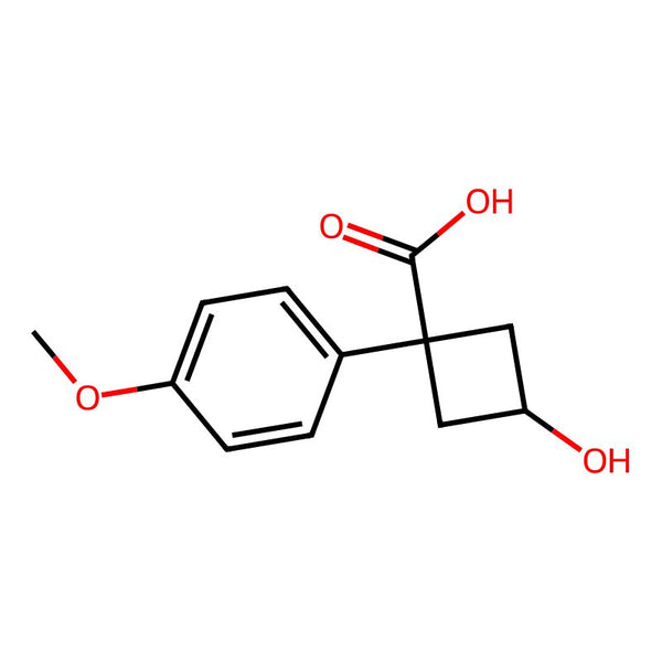 3-Hydroxy-1-(4-methoxyphenyl)cyclobutane-1-carboxylic acid|CS-0302736|1353636-86-8