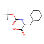 2-((tert-Butoxycarbonyl)amino)-3-cyclohexylpropanoic acid|CS-0056748|144186-13-0