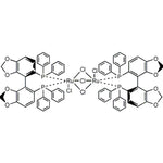 Dimethylammonium dichlorotri(mu-chloro)bis[(R)-(+)-5,5'-bis(diphenylphosphino)-4,4'-bi-1,3-benzodioxole]diruthenate(II) [NH2Me2][{RuCl((R)-segphos?)}2(mu-Cl)3]|44-0518|346457-41-8