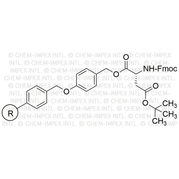 Fmoc-D-aspartic acid b-tert-butyl ester 4-alkoxybenzyl alcohol resin|04174