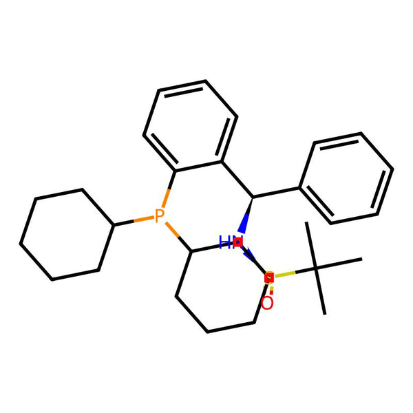 [S(R)]-N-[(R)-[2-(Dicyclohexylphosphino)phenyl]phenylmethyl]-2-methyl-2-propanesulfinamide|CS-0147374|2565792-22-3
