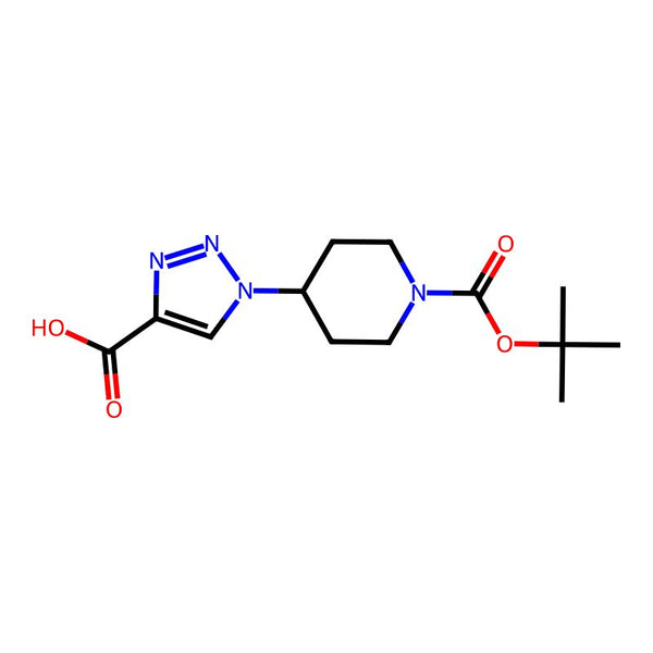 1-(1-(tert-Butoxycarbonyl)piperidin-4-yl)-1H-1,2,3-triazole-4-carboxylic acid|CS-0196506|1119452-31-1