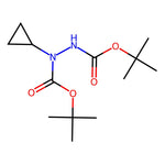 Di-tert-butyl 1-cyclopropylhydrazine-1,2-dicarboxylate|CS-0130630|1219020-59-3