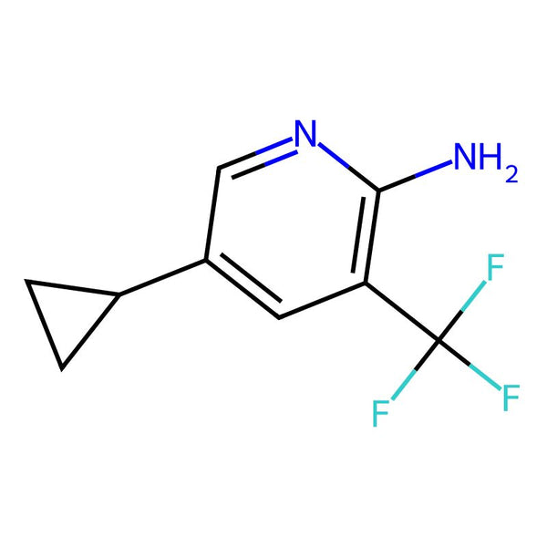 5-Cyclopropyl-3-(trifluoromethyl)pyridin-2-amine|CS-0618479|2090251-29-7