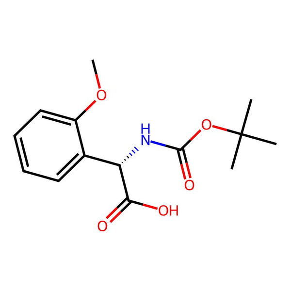 (S)-2-((tert-Butoxycarbonyl)amino)-2-(2-methoxyphenyl)acetic acid|CS-0196589|1217710-00-3