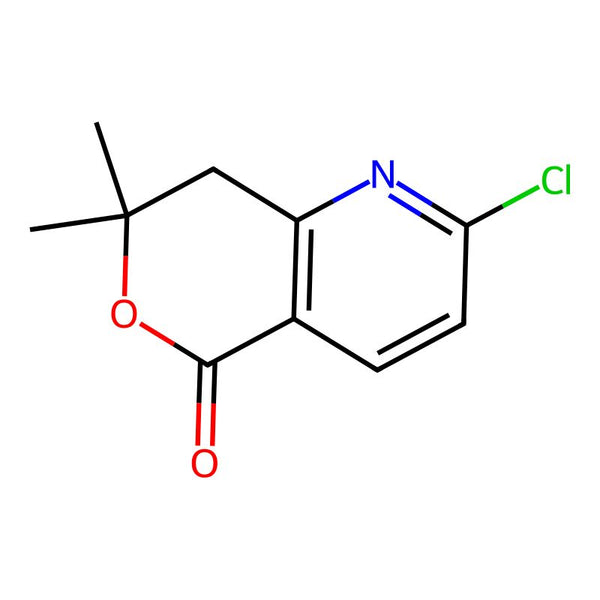 2-Chloro-7,7-dimethyl-7,8-dihydro-5H-pyrano[4,3-b]pyridin-5-one|CS-0568608|2673369-01-0