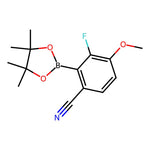 3-Fluoro-4-methoxy-2-(4,4,5,5-tetramethyl-1,3,2-dioxaborolan-2-yl)benzonitrile|CS-0737906|2918294-00-3
