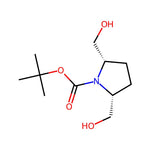 rel-1,1-Dimethylethyl (2R,5S)-2,5-bis(hydroxymethyl)-1-pyrrolidinecarboxylate|CS-1007550|157968-72-4