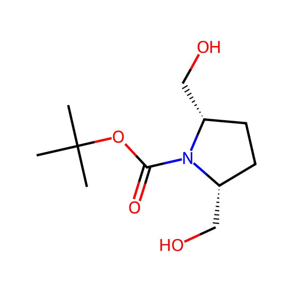 rel-1,1-Dimethylethyl (2R,5S)-2,5-bis(hydroxymethyl)-1-pyrrolidinecarboxylate|CS-1007550|157968-72-4