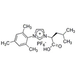 1-(2,4,6-Trimethylphenyl)-3-[(2S)-4-methylpentanoic acid]imidazolium hexafluorophosphate, min. 95%|07-0645