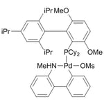 Methanesulfonato(2-dicyclohexylphosphino-3,6-dimethoxy-2',4',6'-tri-i-propyl-1,1'-biphenyl)(2'-methylamino-1,1'-biphenyl-2-yl)palladium(II), min. 98% [BrettPhos Palladacycle Gen. 4]|46-0333|1599466-83-7
