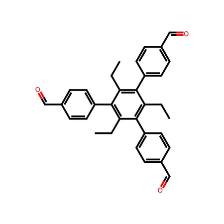 2',4',6'-Triethyl-5'-(4-formylphenyl)-[1,1':3',1''-terphenyl]-4,4''-dicarbaldehyde, 95%|9299993|2195343-69-0
