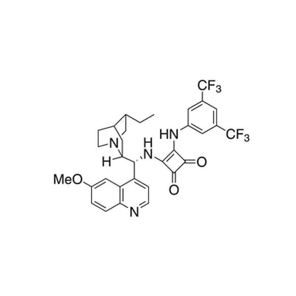 3-[[3,5-Bis(trifluoromethyl)phenyl]amino]-4-[[(9R)-10,11-dihydro-6'-methoxycinchonan-9-yl]amino]-3-cyclobutene-1,2-dione, 98%, (99% ee)|07-7028|1407166-63-5