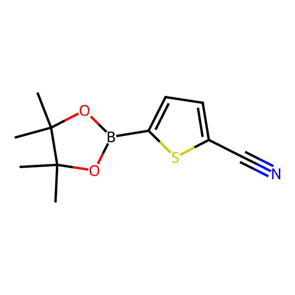 5-(4,4,5,5-Tetramethyl-1,3,2-dioxaborolan-2-yl)thiophene-2-carbonitrile|CS-0112641|676501-85-2