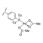 Di(acetato)dicyclohexylphenylphosphinepalladium (II) (~5% Pd) polymer-bound FibreCat|46-1500