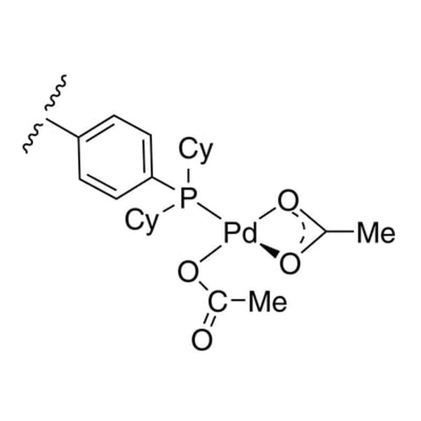 Di(acetato)dicyclohexylphenylphosphinepalladium (II) (~5% Pd) polymer-bound FibreCat|46-1500