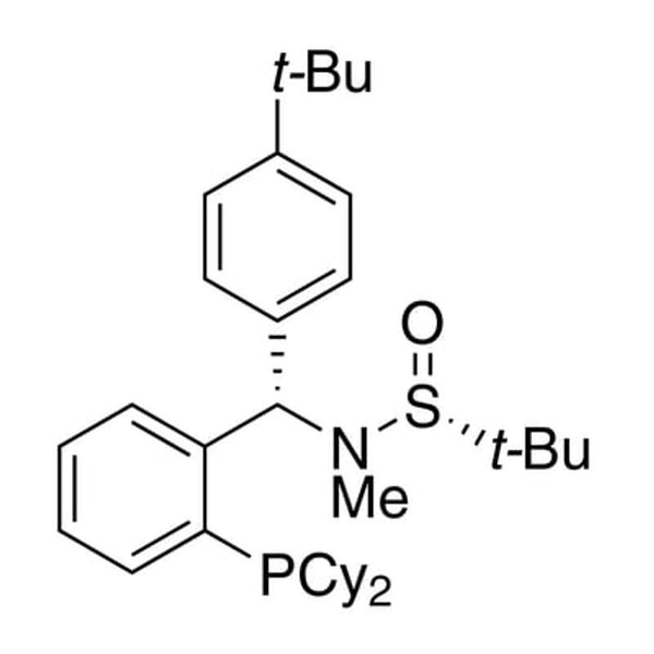 [S(R)]-N-[(S)-[2-(Dicyclohexylphosphanyl)phenyl](4-(tert-butyl)phenyl)methyl]-N,2-dimethyl-2-propanesulfinamide, 95%|15-8833