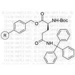 Na-Boc- Nd-trityl-L-glutamine Merrifield resin|04036