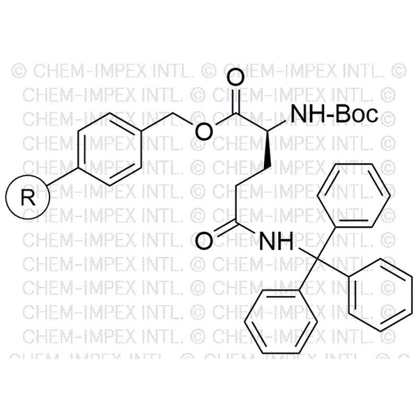 Na-Boc- Nd-trityl-L-glutamine Merrifield resin|04036