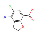 4-Amino-5-chloro-2,3-dihydro-1-benzofuran-7-carboxylic acid|CS-0051044|123654-26-2