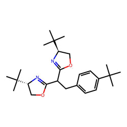 (4S,4'S)-2,2'-(2-(4-(tert-Butyl)phenyl)ethane-1,1-diyl)bis(4-(tert-butyl)-4,5-dihydrooxazole)|CS-0145309|2634687-80-0