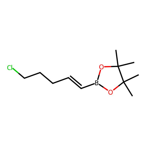 (E)-2-(5-Chloropent-1-en-1-yl)-4,4,5,5-tetramethyl-1,3,2-dioxaborolane|CS-1241456|126688-98-0