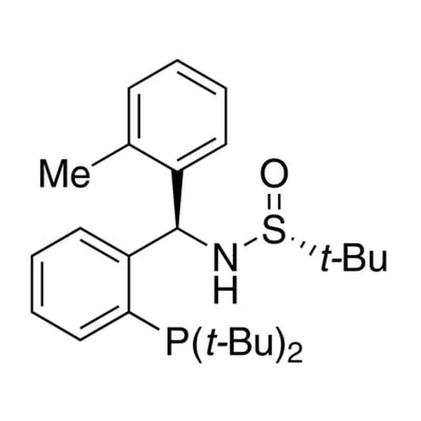 [S(R)]-N-[(R)-[2-(Di-tert-butylphosphanyl)phenyl](2-methylphenyl)methyl]-2-methyl-2-propanesulfinamide, 95%|15-0169