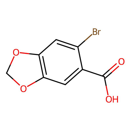 6-Bromobenzo [D] [1,3] dioxo-5-carboxylic acid, 97%|1475625|60546-62-5
