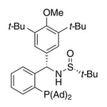 [S(R)]-N-[(S)-[3,5-Bis(1,1-dimethylethyl)-4-methoxyphenyl][2-(diadamantanphosphanyl)phenyl]methyl]-2-methyl-2-propanesulfinamide, 95%|15-8858