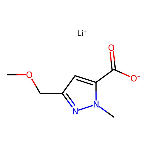 Lithium 3-(methoxymethyl)-1-methyl-1H-pyrazole-5-carboxylate|CS-0227478|2460255-86-9